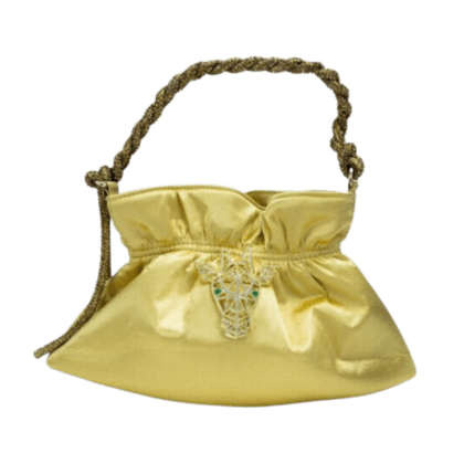Golden pouch bag